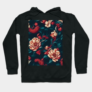 Roses and cherry flowers composition Hoodie